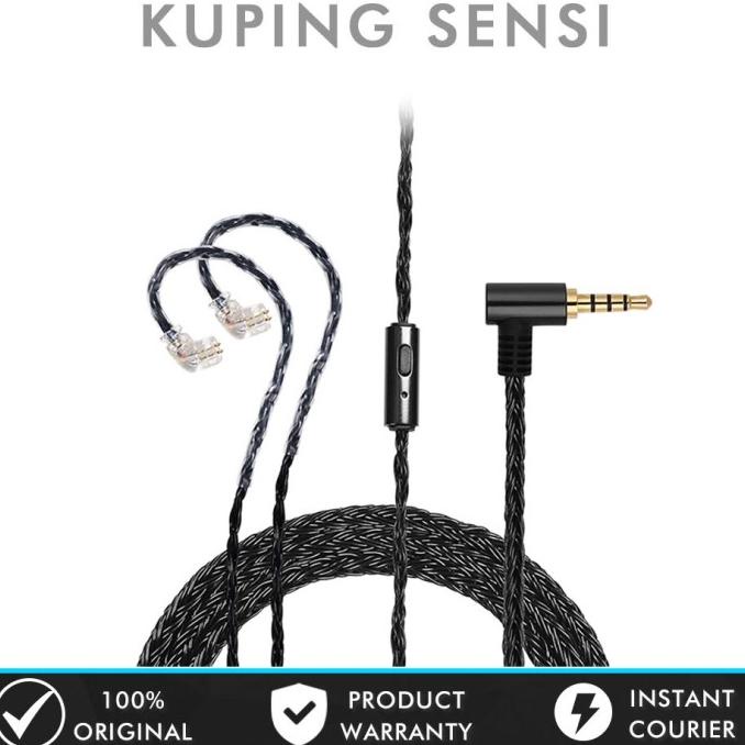 Jcally 16 Core With Mic Jcally Jc16S Kabel Upgrade With Microphone Berkualitas