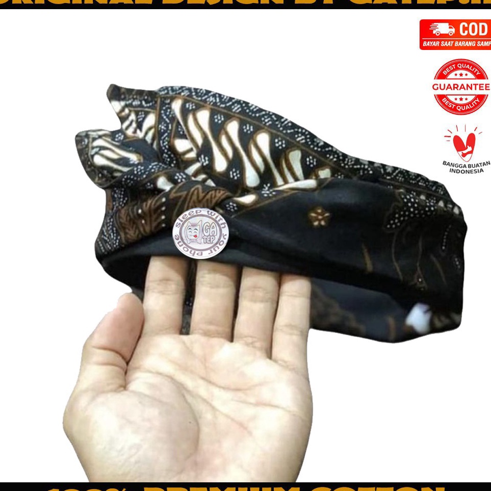 ☊✵ Udeng Nayah Setengah Jadi Udeng Sibakan Janggar Jangar Nayah Udeng Jangkrik Bali Batik Putih Hita