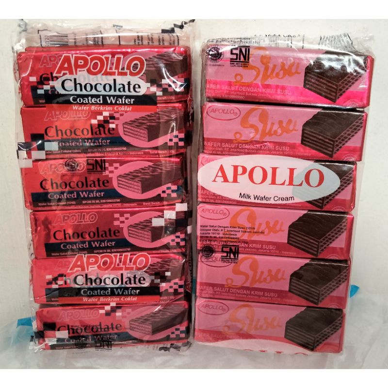 

Apollo Milk Wafer Cream / Apollo Chocolate Coated Wafer / Wafer Krim Coklat / Wafer Krim Susu / Biskuit / Wafer Malaysia / Biscuits