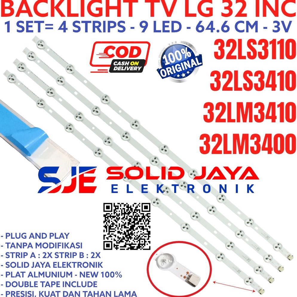 HARGA BERSAHABAT BACKLIGHT LG 32 INC 32LS3400 32LS3110 32LS3410 32LM3400 32LM 32LS 3400 3110 3410 34