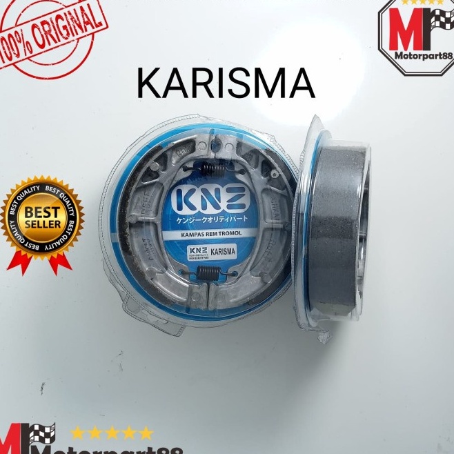 ⁂Abw KAMPAS REM TROMOL BELAKANG BREAK SHOE KARISMA SUPRA X 125 FIT NEW KNZ ❅ ➱