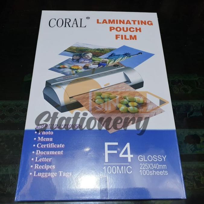 

New Plastik Laminating F4 Coral