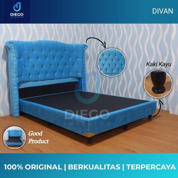 Promo Divan Dipan Sandaran Jaguar Tempat Tidur Untuk Kasur 160X200 Bestq