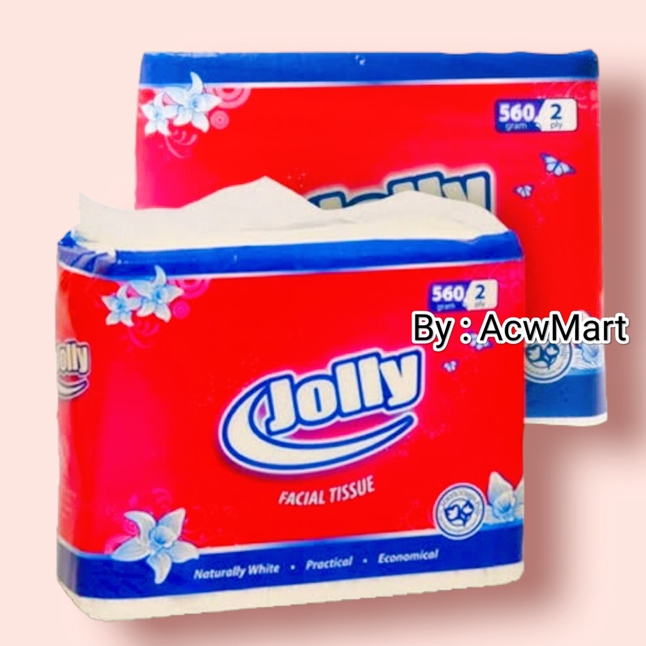 私 DCLXVI 6661 Jolly 560g gram Tissue tisu tissu Besar 1/2 kg kiloan big Facial ORIGINAL% ⿓