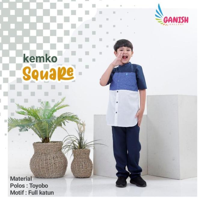 Koko Anak Katun Baju Anak Muslim Laki-Laki Couple