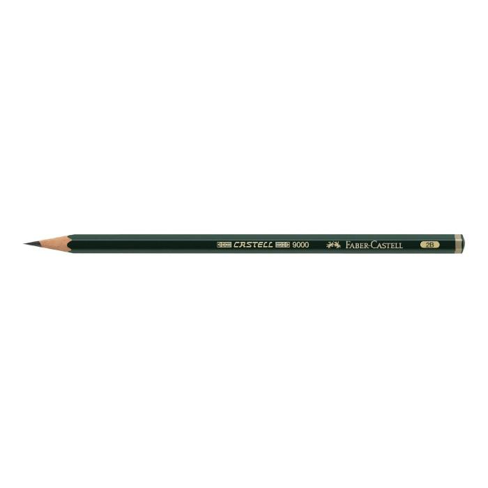 

Faber-Castell Pensil Ujian - 2B Castell 9000