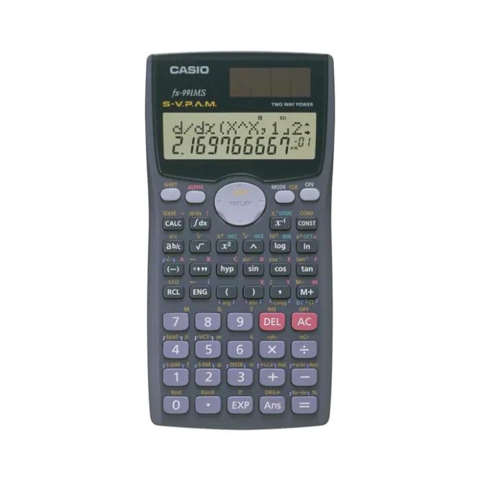 Calculator Casio Ilmiah Fx 991 Ms Kalkulator Sekola Scientific Fx991Ms