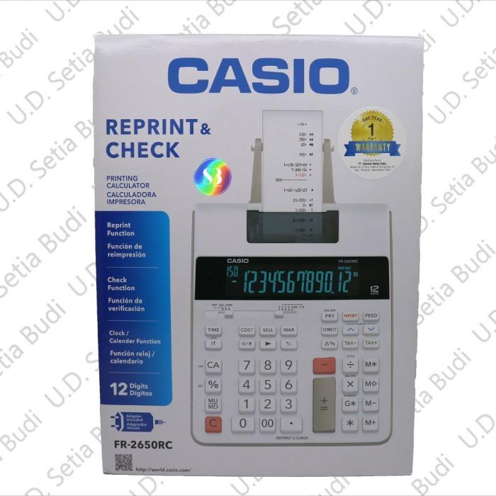 

Kalkulator Print / Kalkulator Printing Casio Fr-2650Rc