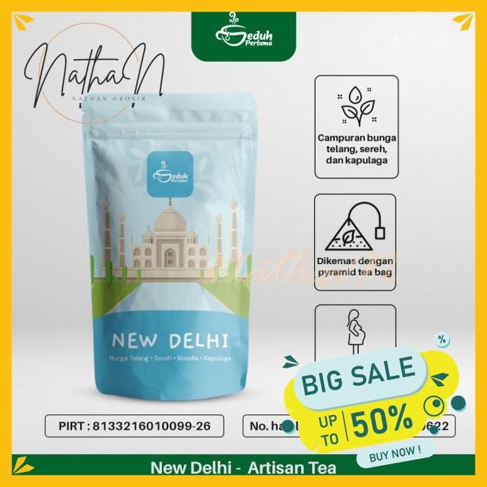 

NEW DELHI - ARTISAN TEA PREMIUM | BUTTERFLY PEA SEREH KAPULAGA ROSELLA BEST QUALITY !!