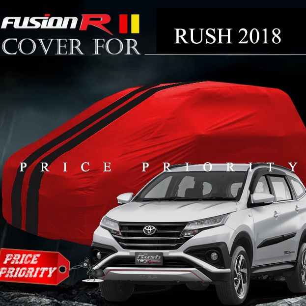 Laris Cover Mobil Warna RUSH 2021 / Body Cover ALL NEW RUSH Premium / Sarung Mobil Warna RUSH TERIOS