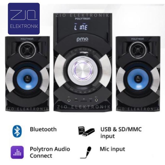 SPEAKER POLYTRON PMA 9507 BLUETOOTH KARAOKE GARANSI RESMI PMA9507