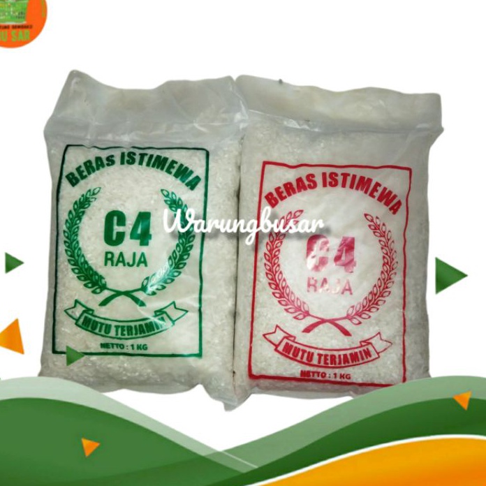 

๒ XV 7914 Beras C4 Raja / Beras C4 cap Hasil Tani 1 Kg Terbaru ★