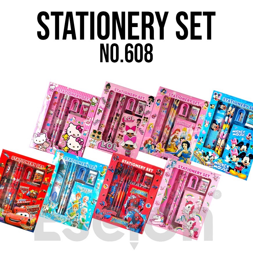 

ツ XII 89610 Paket alat tulis 6in1 NOTES / Alat tulis set karakter / Stationery set + NOTES 608 (Terbaik) ﾇ
