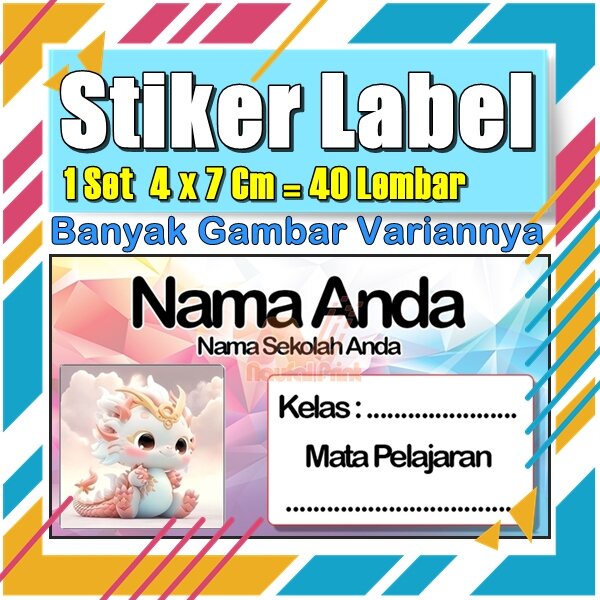 

Stiker Label Nama Buku Pelajaran Anak Karakter Hewan Lucu Cute Murah Sticker Kecil Banyak 20 Lembar Anime Vol-106