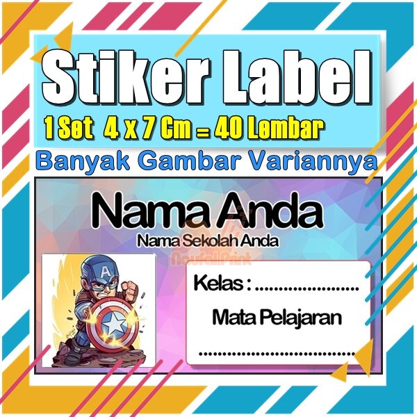 

Stiker Label Nama Buku Pelajaran Anak Karakter Hewan Lucu Cute Murah Sticker Kecil Banyak 20 Lembar Anime Vol-129