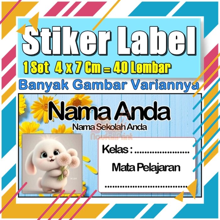 

Stiker Label Nama Buku Pelajaran Anak Karakter Hewan Lucu Cute Murah Sticker Kecil Banyak 20 Lembar Anime Vol-262
