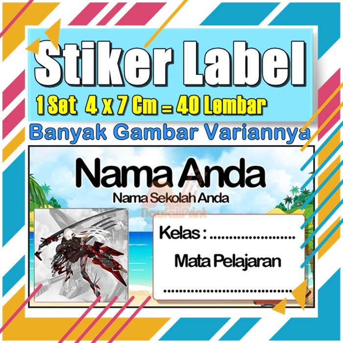 

Stiker Label Nama Buku Pelajaran Anak Karakter Hewan Lucu Cute Murah Sticker Kecil Banyak 20 Lembar Anime Vol-305