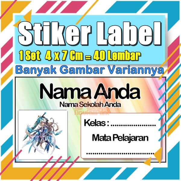 

Stiker Label Nama Buku Pelajaran Anak Karakter Hewan Lucu Cute Murah Sticker Kecil Banyak 20 Lembar Anime Vol-477