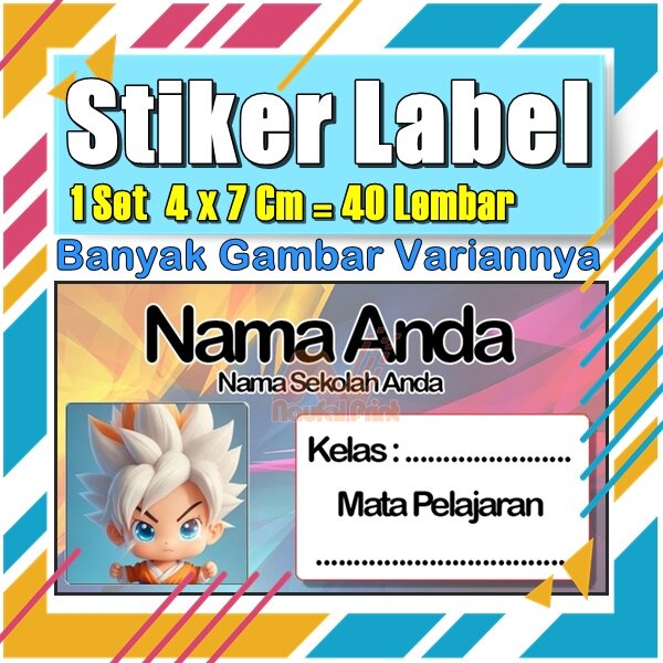

Stiker Label Nama Buku Pelajaran Anak Karakter Hewan Lucu Cute Murah Sticker Kecil Banyak 20 Lembar Anime Vol-507