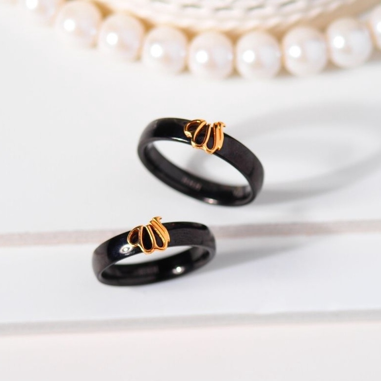 CodeJ4v9U Cincin Keramik Fashion Emas Lafadz - Toko Emas Gadjah