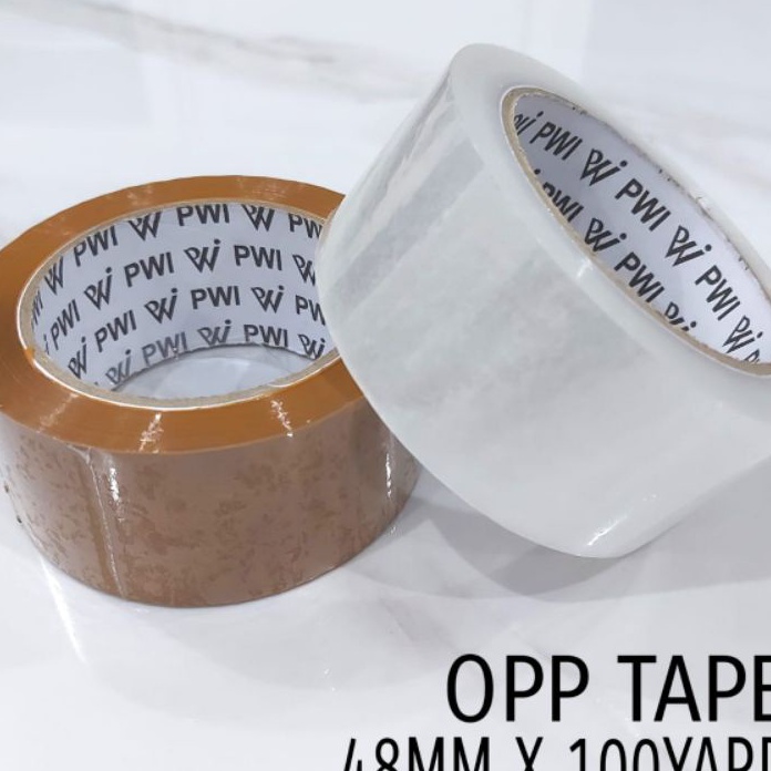 

☆ D 9359 Lakban PWI 48mm x 100yard / Opp Tape 2 inchi >V44859) ༺