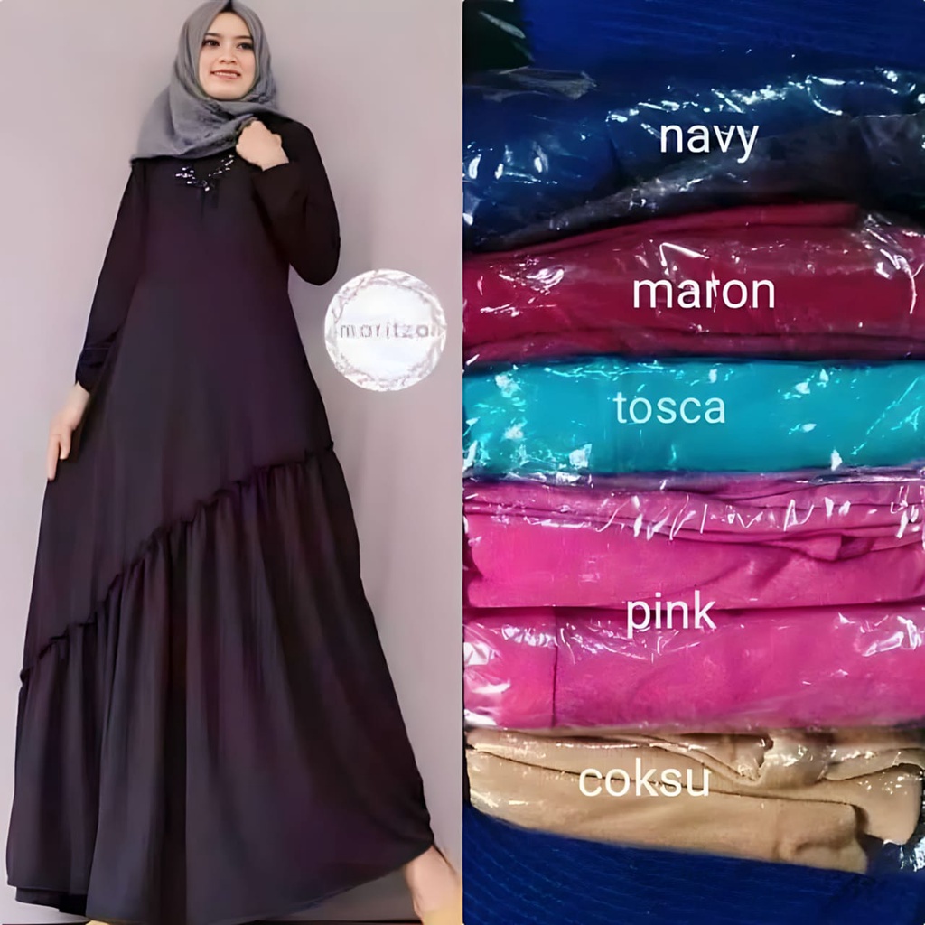 Gamis Spandek Jersey Aura Rempel Miring XL