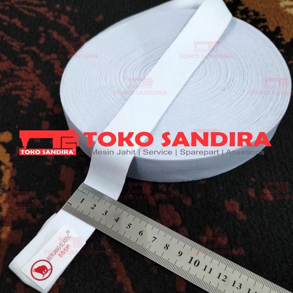 pS 1 rol Karet Elastis 3 cm 555P Merk Beruang/karet murah/karet 3 cm ✼ ★★★