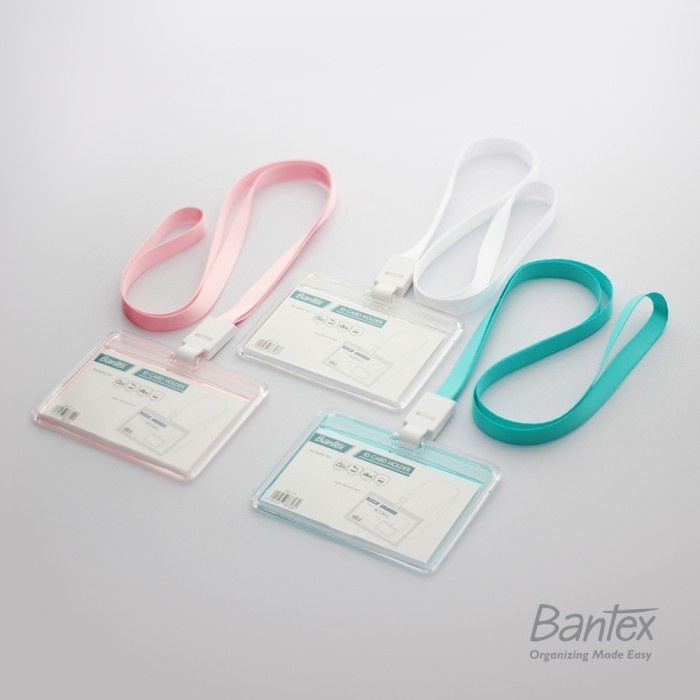 

Bantex 8867 Transparent ID Card Landscape + Landyard ( IRRA STORE )