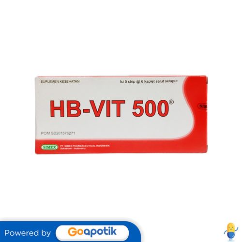 HB-VIT 500 BOX 30 KAPLET