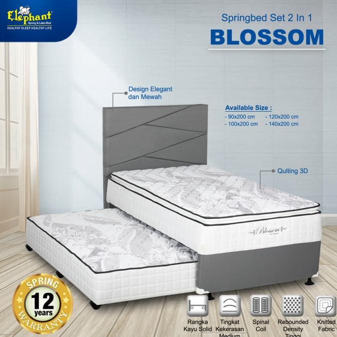 Kasur Springbed 2 In 1 Blossom Elephant