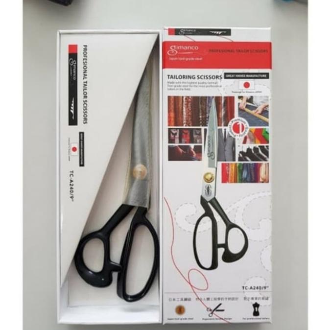 

Gunting bahan kain Tailor Profesional japan Simanco 9