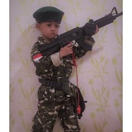 Baju Tentara Kostrad Anak Kostum Profesi Tentara Kostrad Loreng Tni