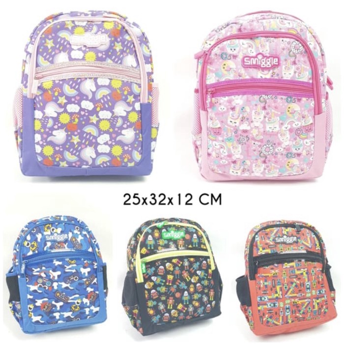 Terlaris Smiggle Junior Backpack Holo Glitter / Tas Ransel Smiggle Tk