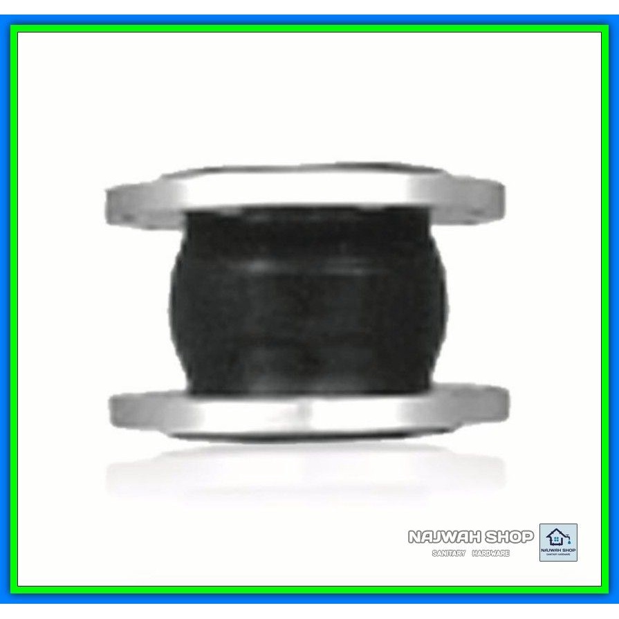 Flexible Rubber OFlex 8" inch Tozen Joint Flange JIS 16K Origin Japan Murah Berkualitas