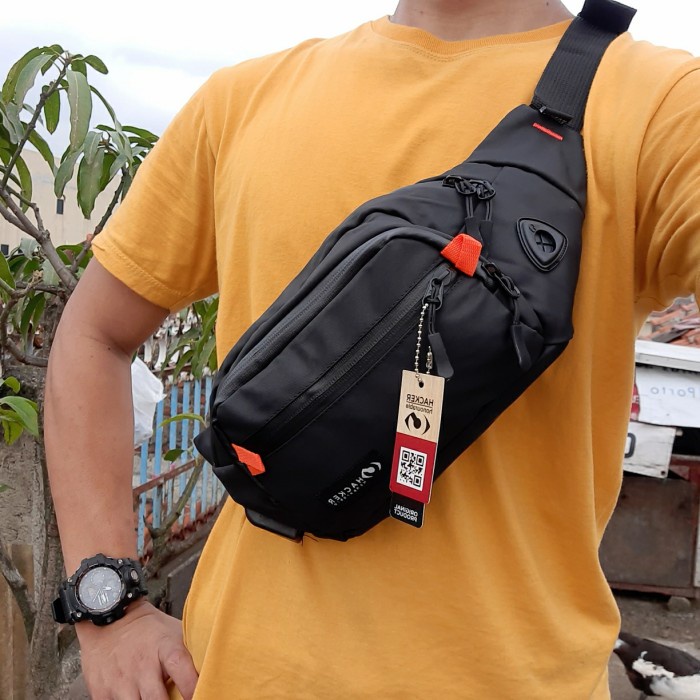 Terbaru Tas Waist Bag Pria Waterproof Original