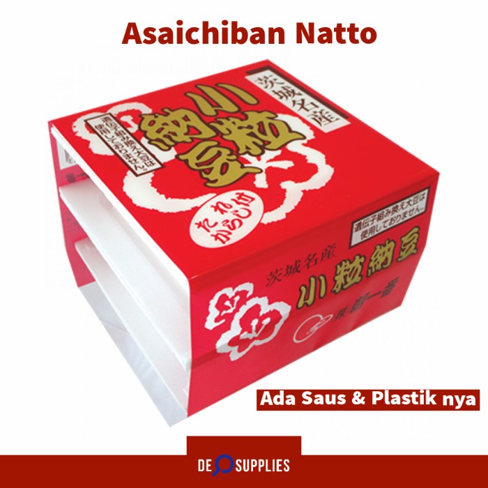 

Terlaris Natto Jepang Asaichiban Kotsubu Mini 40Gr X 3Pcs - Nato Japan Okame