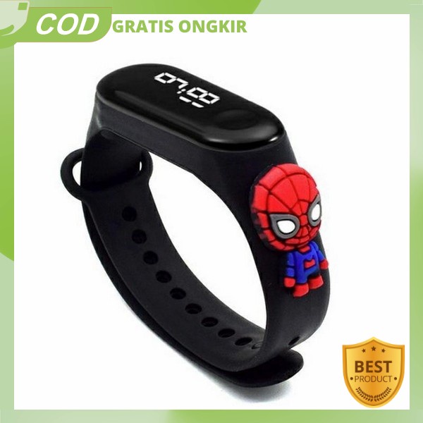 Jam Tangan Anak Waterprof Analog Digital Cartoon Bermotif Perempuan Laki2 Kekinian Watch Kids Wacth 