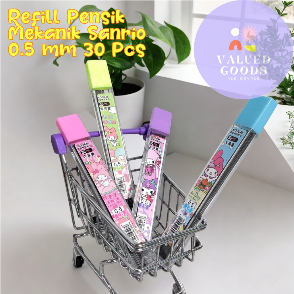 

Isi Pensil Mekanik Motif Sanrio Ukuran 0.7 2B - Refill Pencil Cetek Isi 30 Pcs