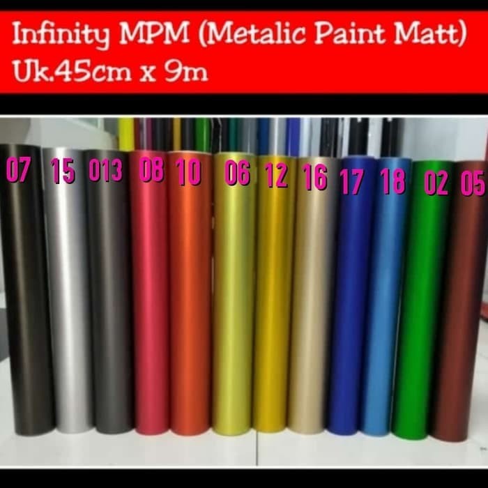 

Sticker Infinity Metalic Matt 152 Cm ( Meteran )