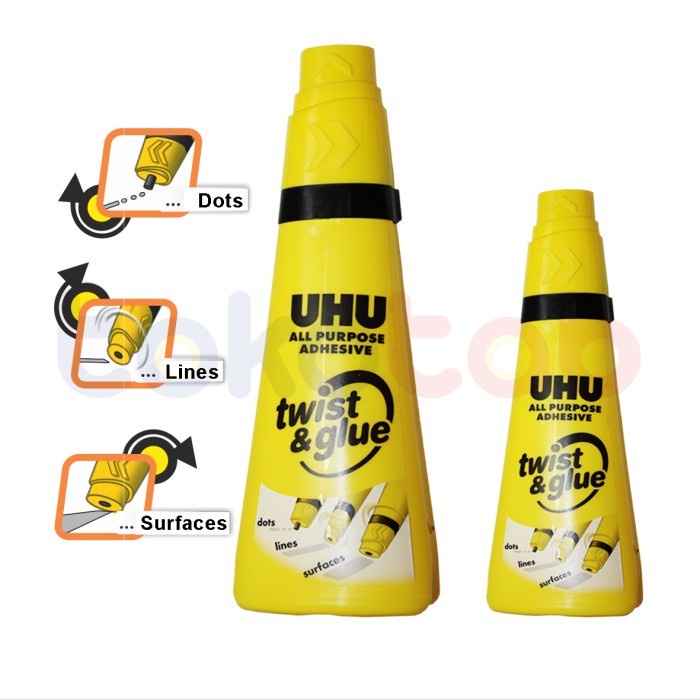 

HARGA DISKON Tokotab - Lem UHU Twist and Glue 90 Ml