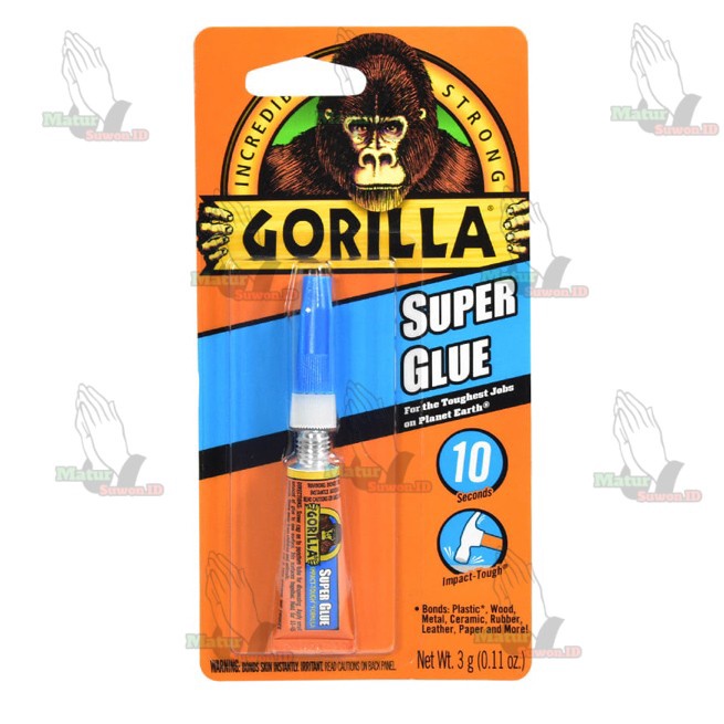 

TERMURAH Super Glue Lem Gorilla super kuat - 3 Gram