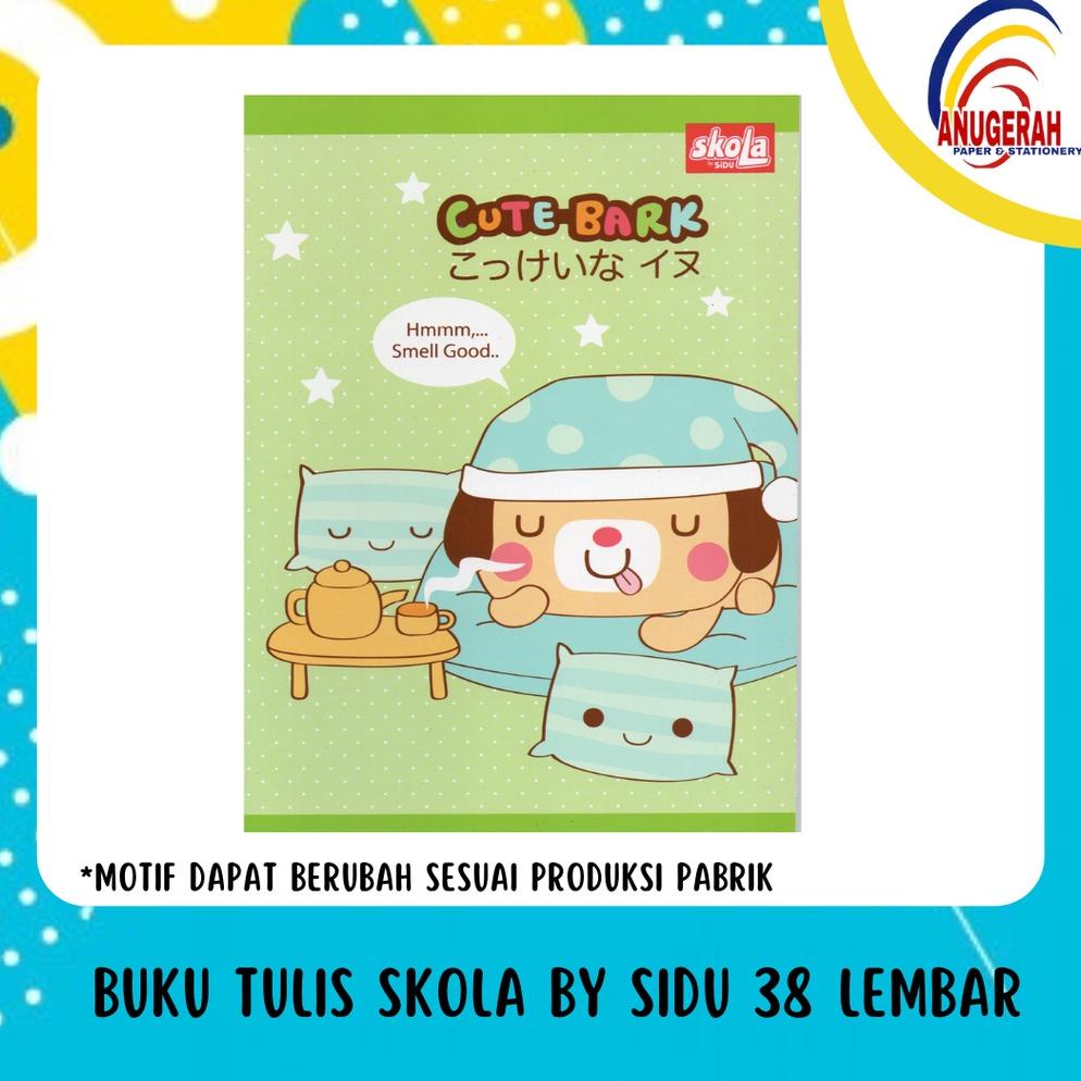 

8.8 [Big Sale] Buku Tulis Skola By Sidu 38 Lembar (Pak) New !!