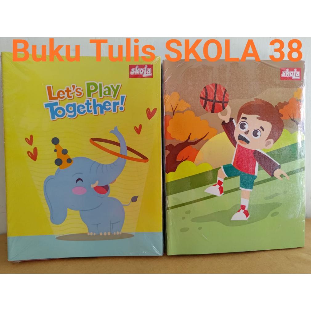 

8.8 Big Sale (1 Pak) Buku Tulis Skola By Sidu 38 Lembar 10 Buku Grosir !!