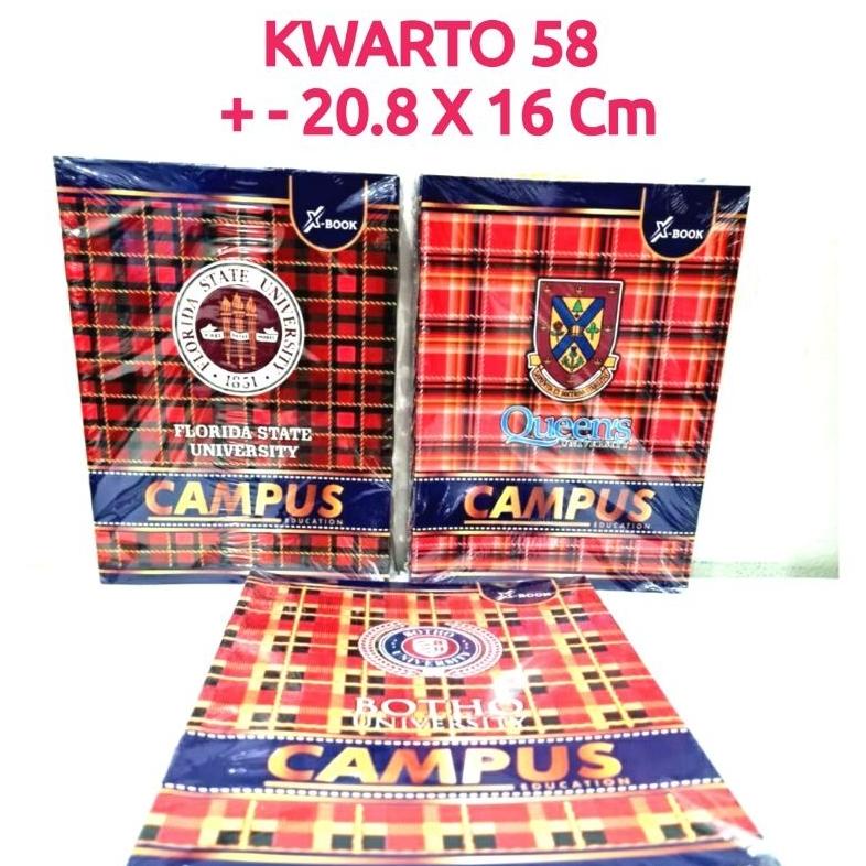 

8.8 [Big Sale] Buku Tulis 58 Lembar Campus Isi 10 Buku Random New !!