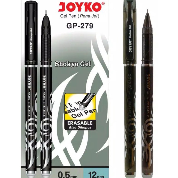 

➽✤★ Pulpen Gel Joyko SHOKYO GP 279 Bisa Dihapus (1 Lusin) Ready Stock
