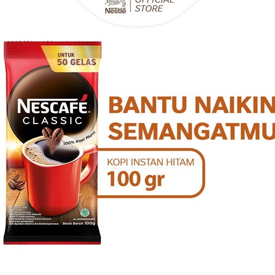 

Pasti Murah NESCAFE CLASSIC Kopi Instan Sachet Bag 90gr Paling Popular