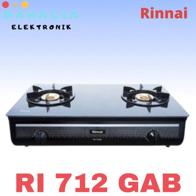 Kompor Gas Rinnai RI 712GA(B) RI 712 GA