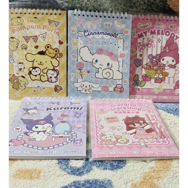 

Sticker Book Spiral Sanrio