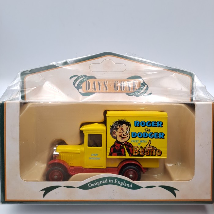 PROMO DIECAST BOX VAN ROGER THE DODGER ,LLEDO SKALA 1:43 TERLARIS