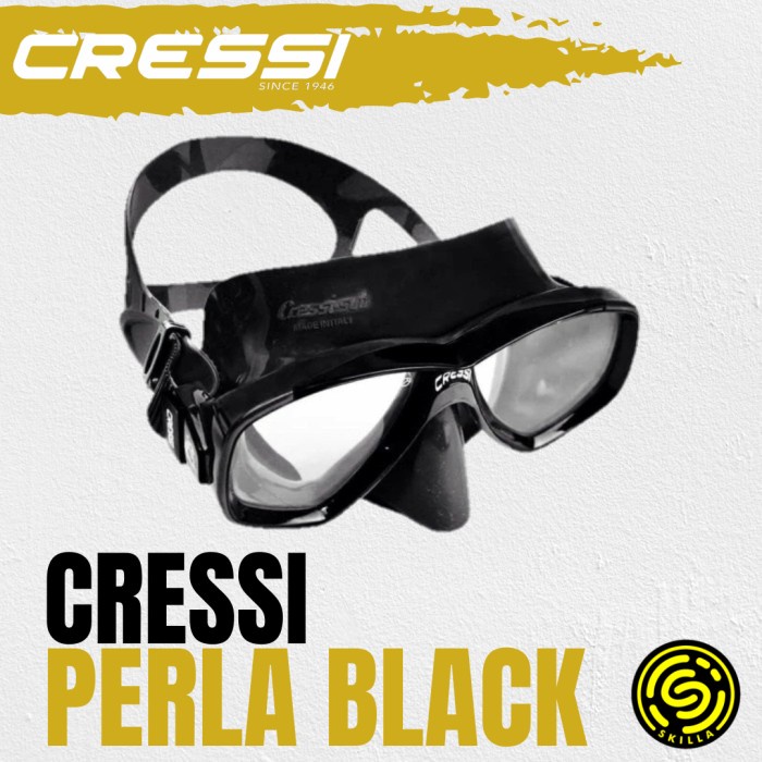 {WafiraStore} Cressi Perla Freediving Mask Masker Freedive Low Volume Diving Dive Limited